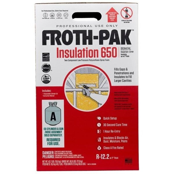 Dupont FrothPak Series Foam Insulation Kit, 1188 lb 12031896